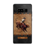 Personalized Cattle Riding Upload Photo Phonecase QTHC3105