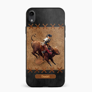 Personalized Cattle Riding Upload Photo Phonecase QTHC3105