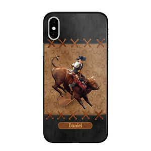 Personalized Cattle Riding Upload Photo Phonecase QTHC3105