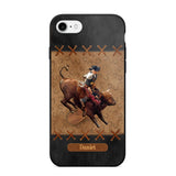 Personalized Cattle Riding Upload Photo Phonecase QTHC3105