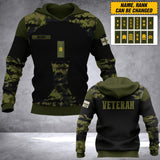 Personalized Finnish Veteran Camo Tshirt or Hoodie 3D Printed QTDT0206