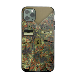 Personalized German Soldier Phone Case Printed 22JUL-HQ04