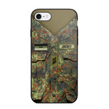 Personalized German Soldier Phone Case Printed 22JUL-HQ04