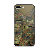 Personalized German Soldier Phone Case Printed 22JUL-HQ04