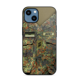 Personalized German Soldier Phone Case Printed 22JUL-HQ04