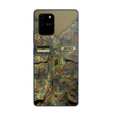 Personalized German Soldier Phone Case Printed 22JUL-HQ04