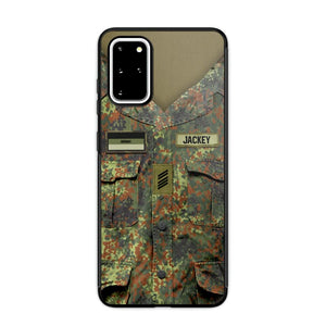 Personalized German Soldier Phone Case Printed 22JUL-HQ04