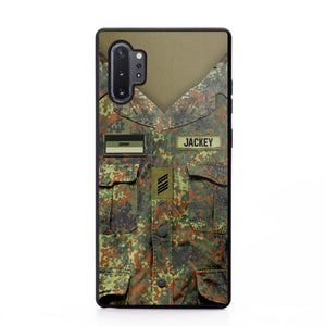 Personalized German Soldier Phone Case Printed 22JUL-HQ04