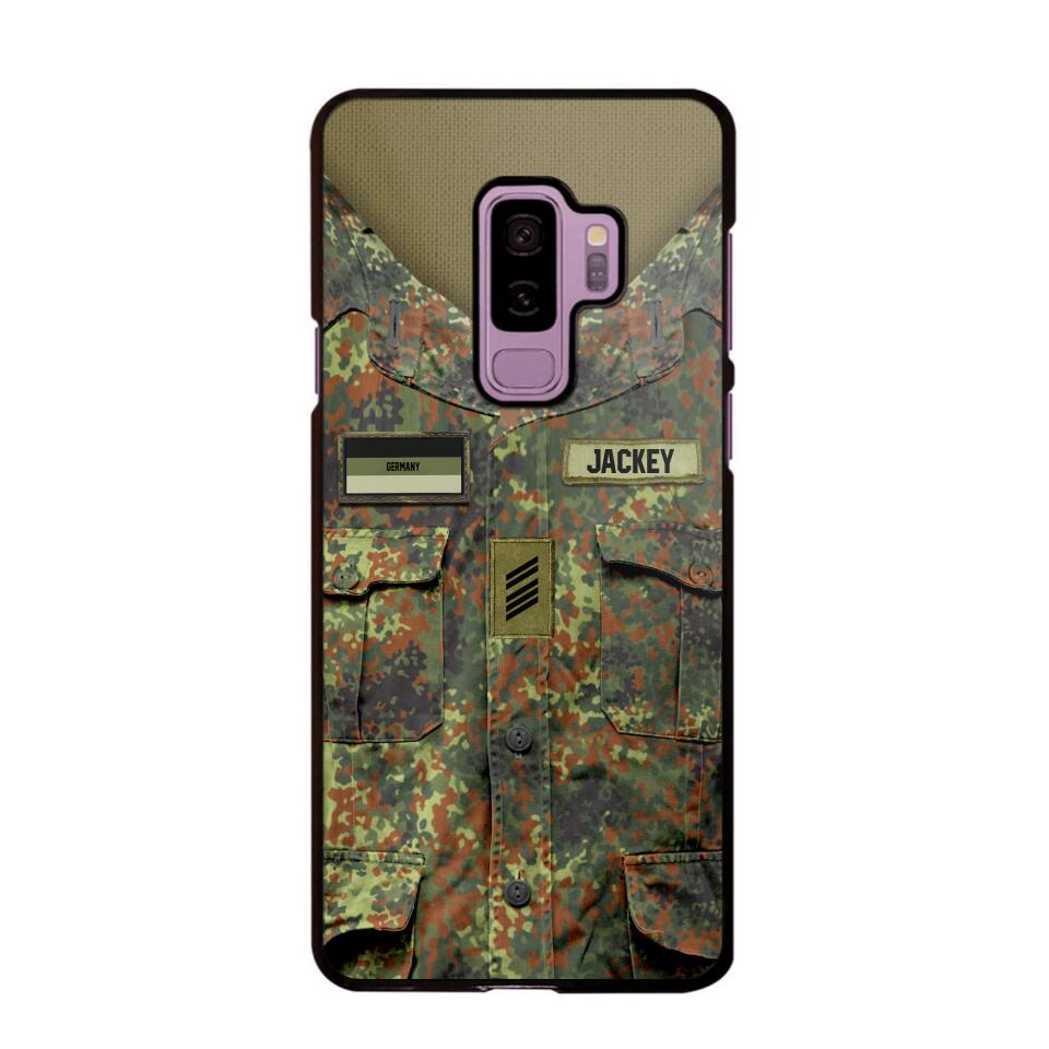 Personalized German Soldier Phone Case Printed 22JUL-HQ04