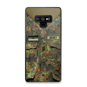 Personalized German Soldier Phone Case Printed 22JUL-HQ04