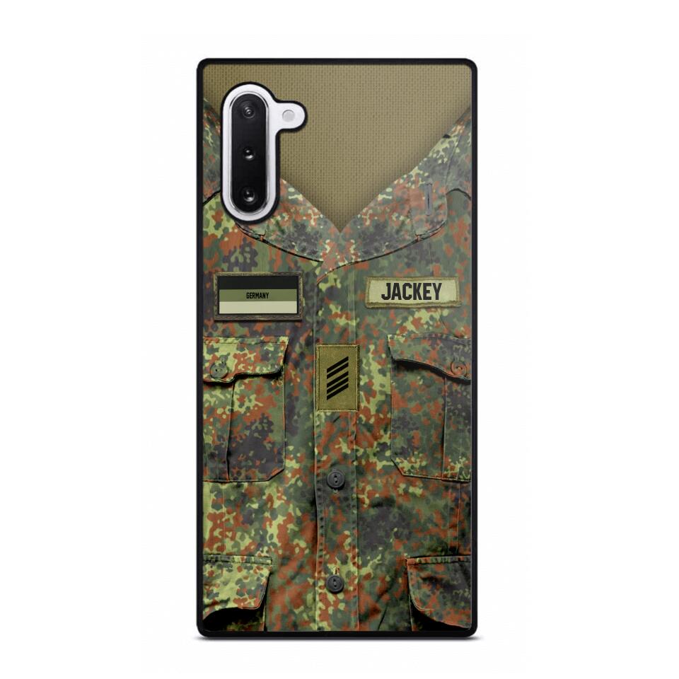 Personalized German Soldier Phone Case Printed 22JUL-HQ04