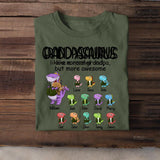 Personalized Hunting Lovers Grandpasaurus And Kids Tshirt Printed 22JUL-DT13