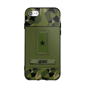 Personalized Swedish Soldier/Veterans Phone Case Printed 22JUL-DT16