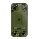 Personalized Swedish Soldier/Veterans Phone Case Printed 22JUL-DT16