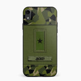 Personalized Swedish Soldier/Veterans Phone Case Printed 22JUL-DT16