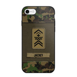 Personalized Swiss Soldier/Veterans Phone Case Printed 22JUL-DT16