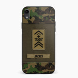 Personalized Swiss Soldier/Veterans Phone Case Printed 22JUL-DT16