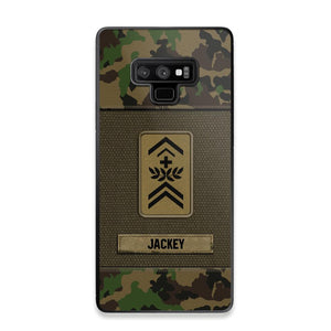 Personalized Swiss Soldier/Veterans Phone Case Printed 22JUL-DT16