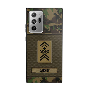 Personalized Swiss Soldier/Veterans Phone Case Printed 22JUL-DT16