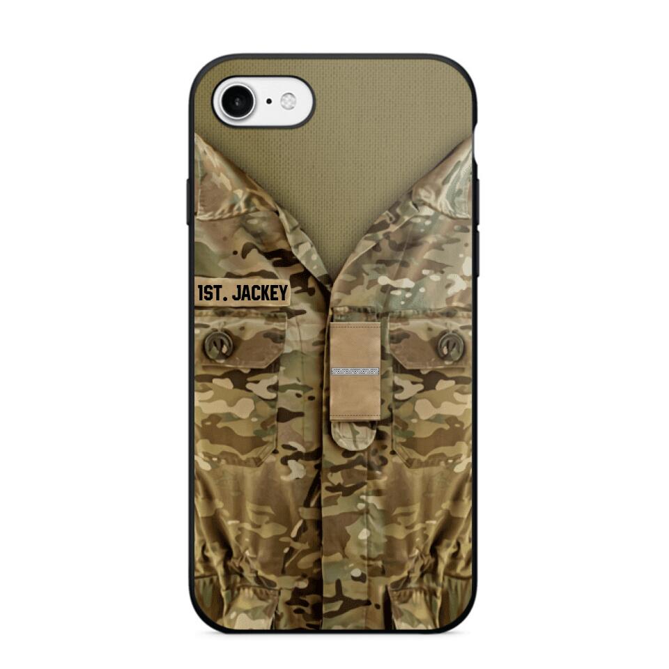 Personalized Danish Army/Soldier Phone Case Printed 22JUL-HQ05