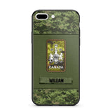 Personalized Canadian Soldier Camo Phone Case Printed 22JUL-DT17