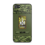 Personalized Canadian Soldier Camo Phone Case Printed 22JUL-DT17