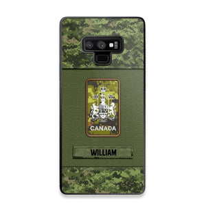 Personalized Canadian Soldier Camo Phone Case Printed 22JUL-DT17