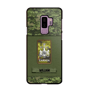 Personalized Canadian Soldier Camo Phone Case Printed 22JUL-DT17