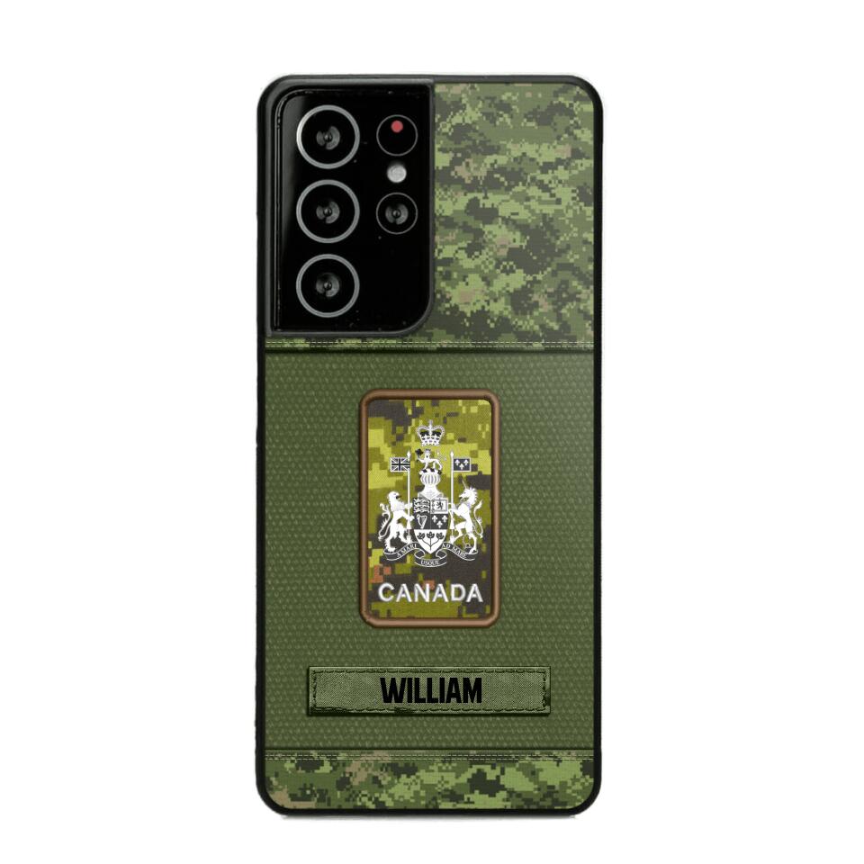 Personalized Canadian Soldier Camo Phone Case Printed 22JUL-DT17