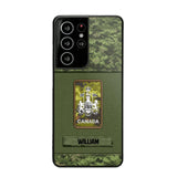 Personalized Canadian Soldier Camo Phone Case Printed 22JUL-DT17