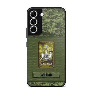 Personalized Canadian Soldier Camo Phone Case Printed 22JUL-DT17