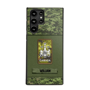 Personalized Canadian Soldier Camo Phone Case Printed 22JUL-DT17