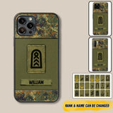 Personalized German Soldier Camo Phone Case Printed 22JUL-DT17