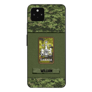 Personalized Canadian Soldier Camo Phone Case Printed 22JUL-DT17