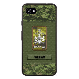 Personalized Canadian Soldier Camo Phone Case Printed 22JUL-DT17