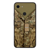 Personalized Danish Army/Soldier Phone Case Printed 22JUL-HQ05