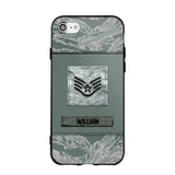 Personalized U.S Soldier/Veterans Camo Phone Case Printed 22JUL-DT18