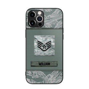 Personalized U.S Soldier/Veterans Camo Phone Case Printed 22JUL-DT18