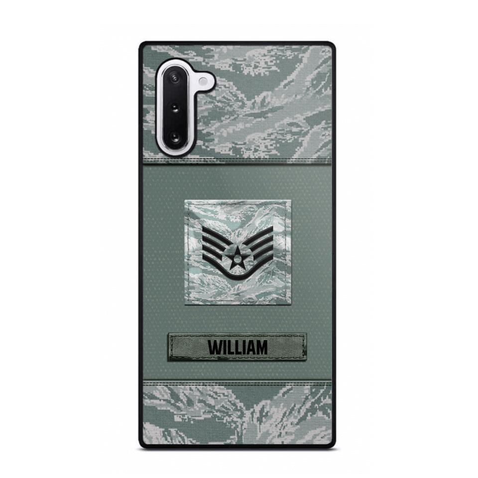 Personalized U.S Soldier/Veterans Camo Phone Case Printed 22JUL-DT18