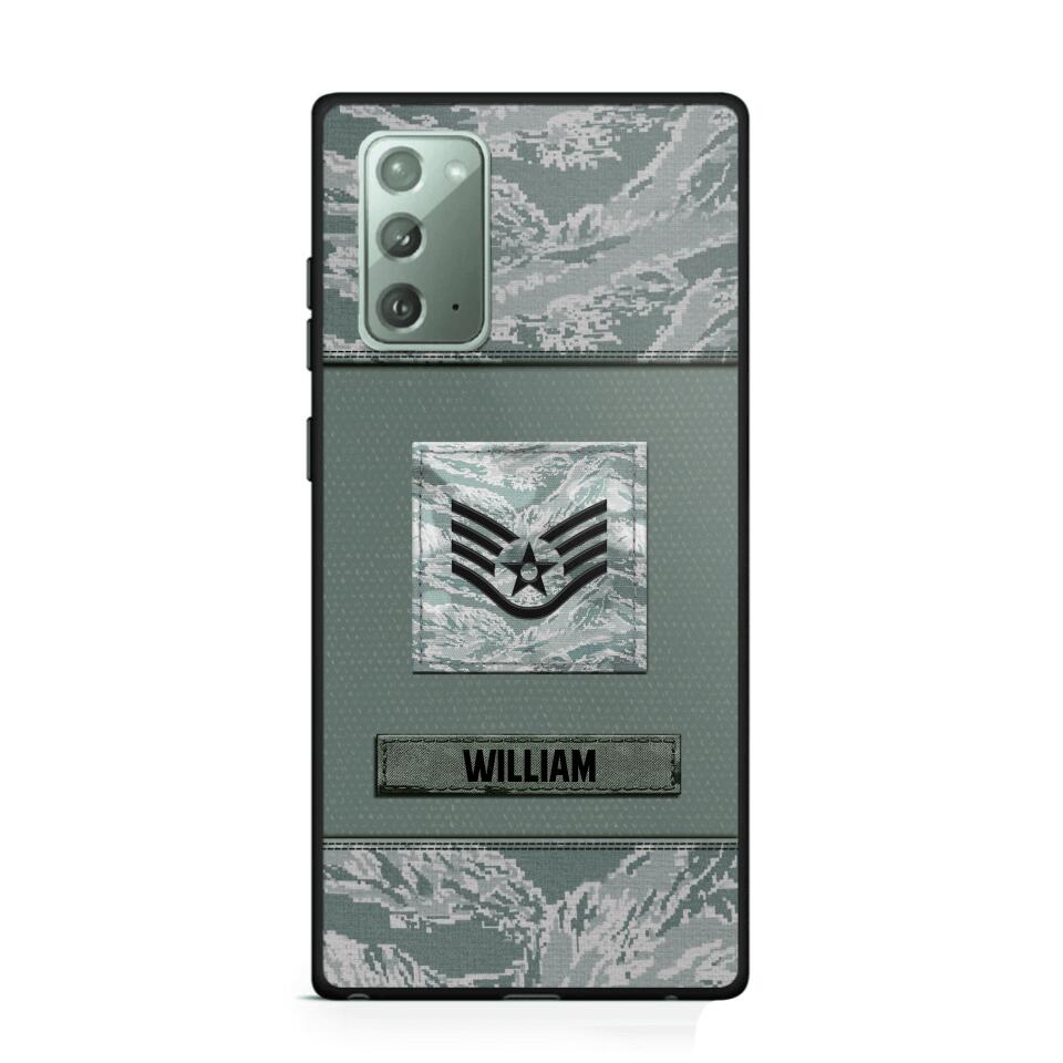 Personalized U.S Soldier/Veterans Camo Phone Case Printed 22JUL-DT18