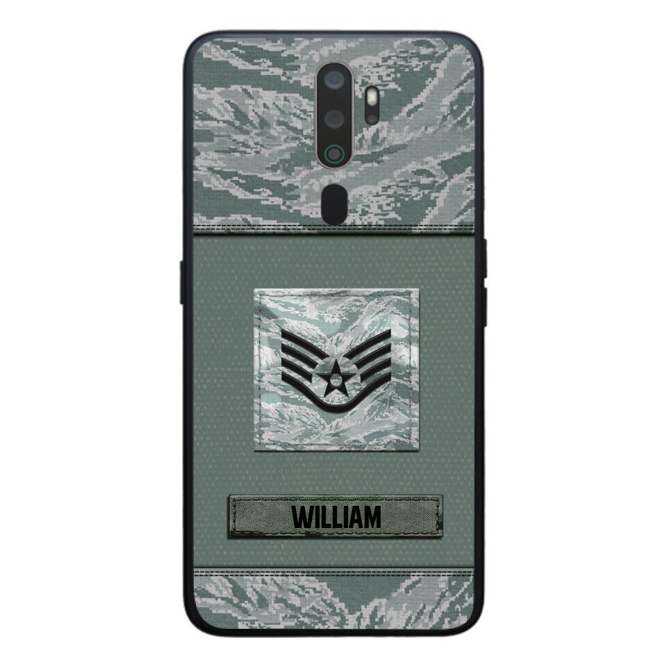 Personalized U.S Soldier/Veterans Camo Phone Case Printed 22JUL-DT18