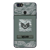 Personalized U.S Soldier/Veterans Camo Phone Case Printed 22JUL-DT18