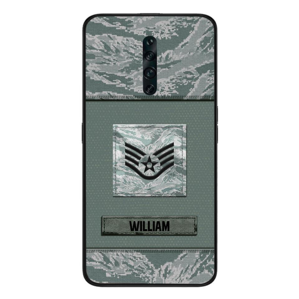 Personalized U.S Soldier/Veterans Camo Phone Case Printed 22JUL-DT18