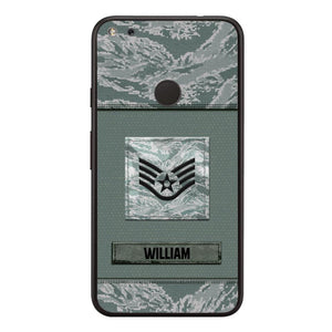 Personalized U.S Soldier/Veterans Camo Phone Case Printed 22JUL-DT18