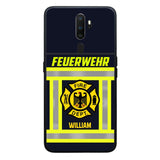 Personalized German Firefighter Phone Case Printed 22JUL-HC18