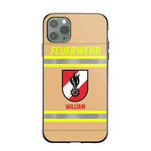 Personalized Austrian Firefighter Phone Case Printed 22JUL-HC18