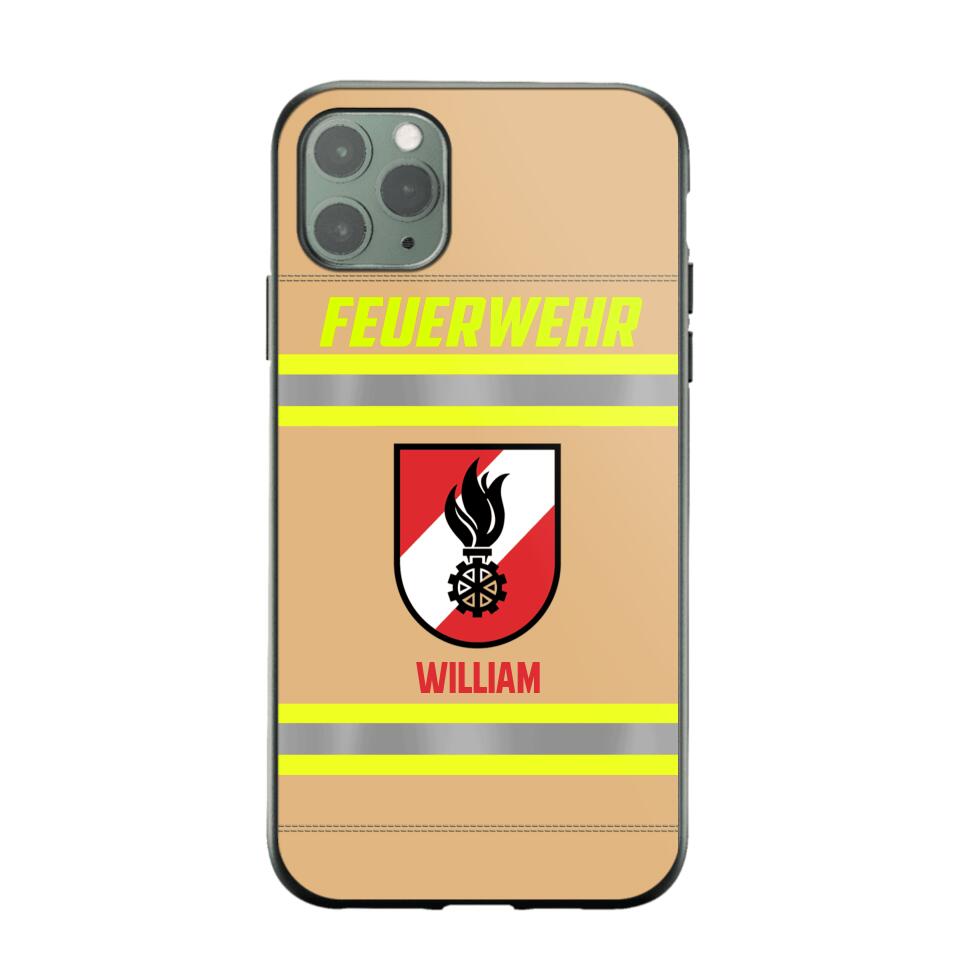 Personalized Austrian Firefighter Phone Case Printed 22JUL-HC18