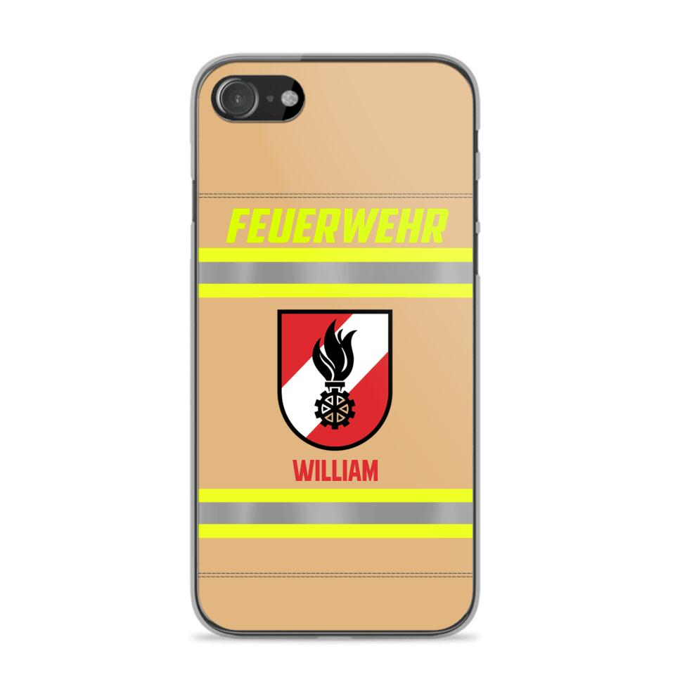 Personalized Austrian Firefighter Phone Case Printed 22JUL-HC18