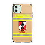 Personalized Austrian Firefighter Phone Case Printed 22JUL-HC18