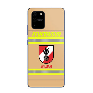 Personalized Austrian Firefighter Phone Case Printed 22JUL-HC18